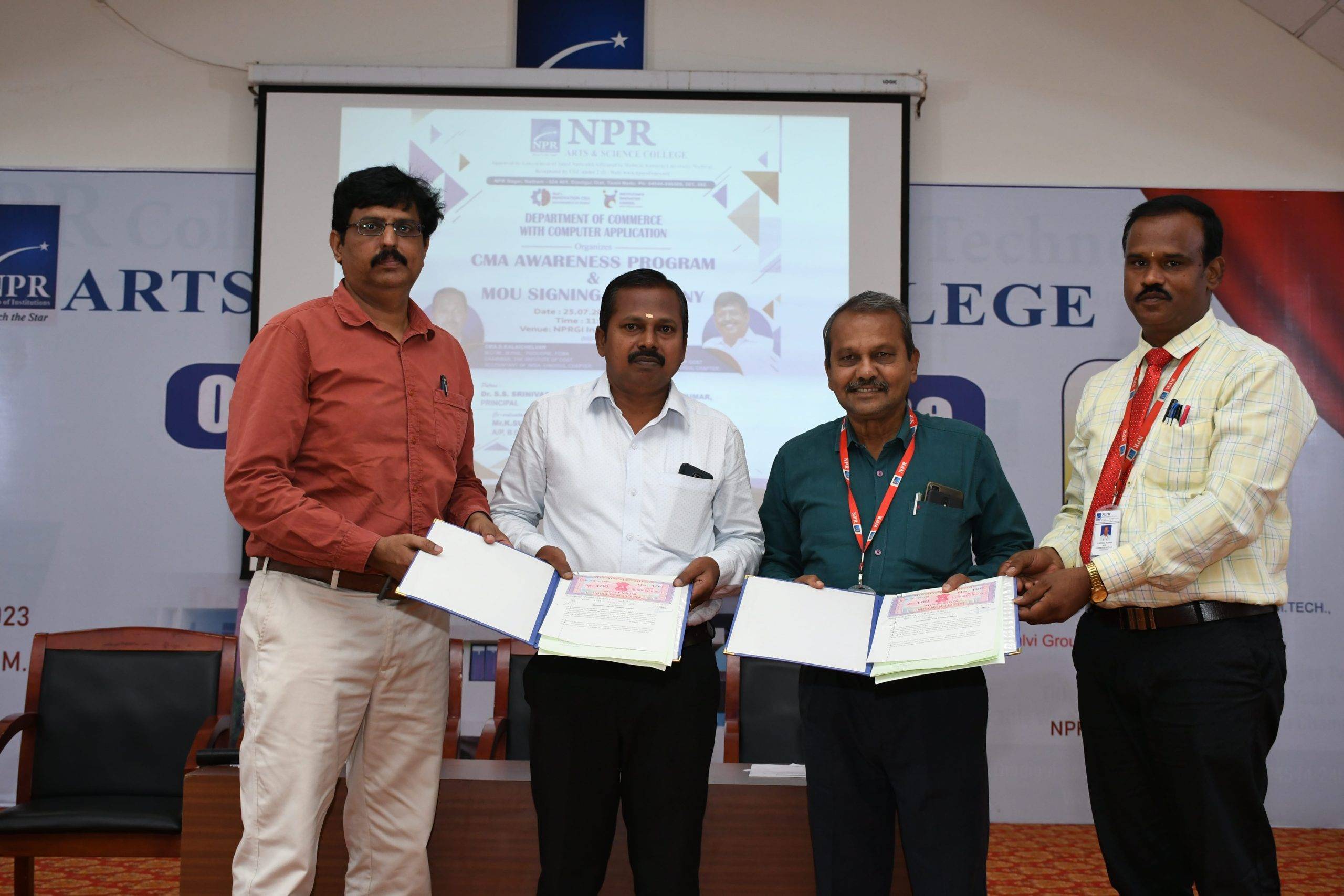 CMA Awareness Programme & MoU Signing Ceremony CMA Awareness Programme & MoU Signing Ceremony