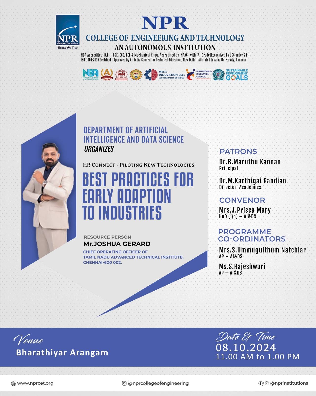 HR Connect – Piloting New Technologies Best Practices for Early Adaption to Industries
