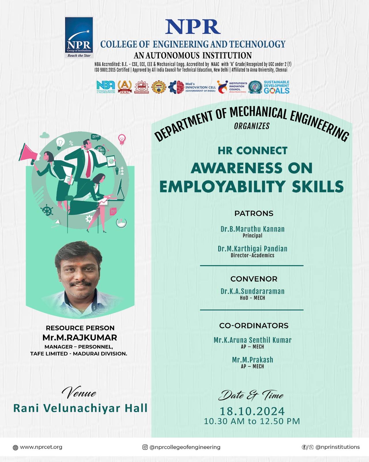 HR Connect – Awareness on Employability Skills