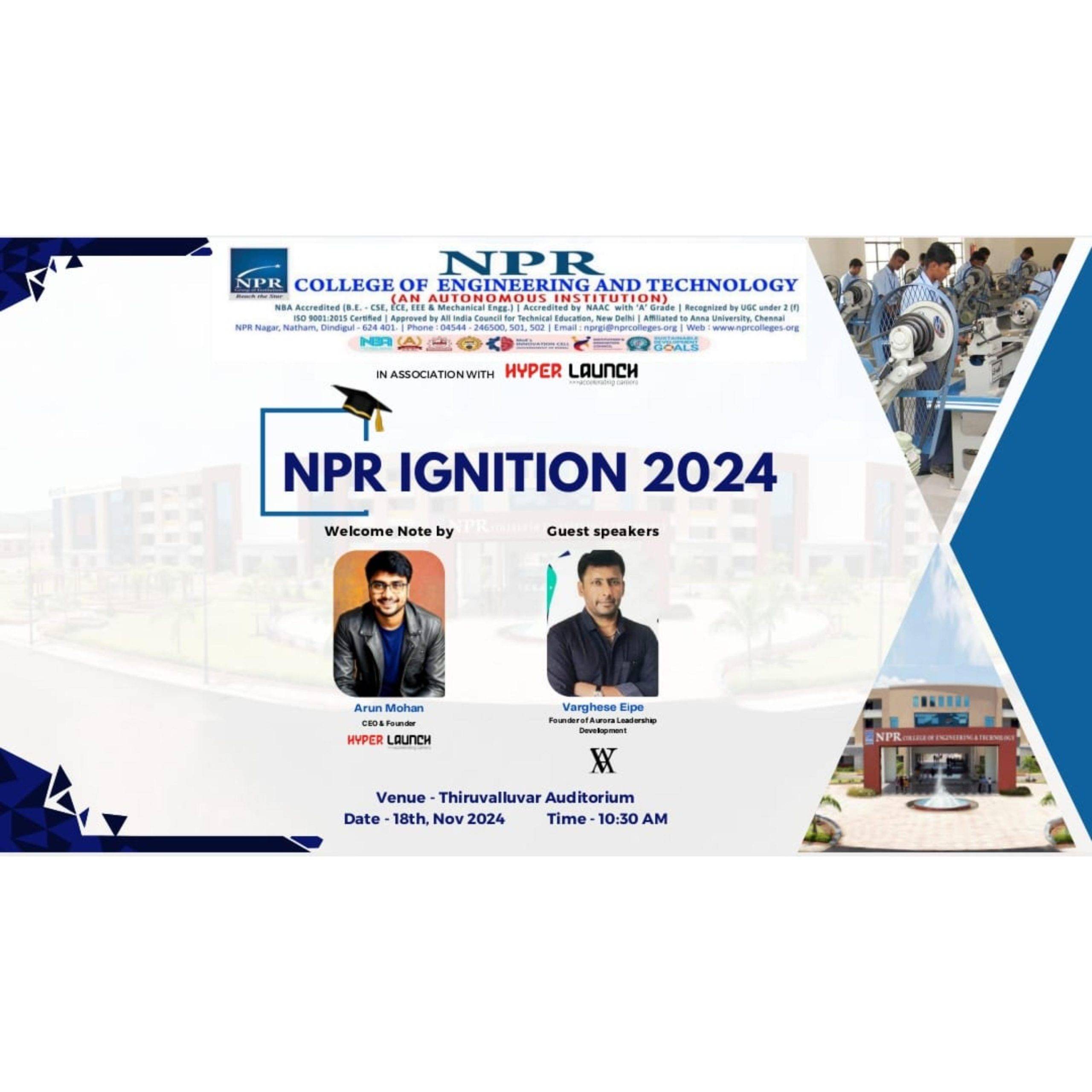 Guest Lecture on NPR Ignition 2024